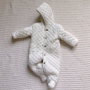 Ralph Lauren quilted bunting suit